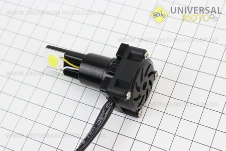 Лампа фари діодний LED-3 SUPER універсальна (комплект різних кріплень), з стабілізатором + стробоскоп. GO! (Різне / UM3541-V21)