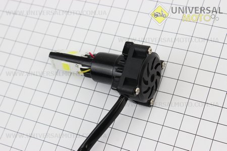 Лампа фари діодний LED-4 SUPER універсальна (комплект різних кріплень), з стабілізатором + стробоскоп. GO! (Різне / UM3541-V22)