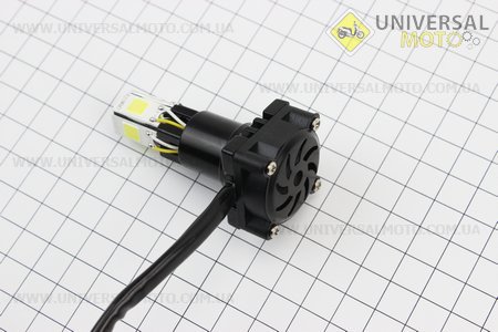 Лампа фари діодний LED-5 SUPER універсальна (комплект різних кріплень), з стабілізатором + стробоскоп. GO! (Різне / UM3541-V23)