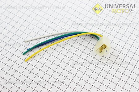 Роз'єм 4 контакту "папа" + 4 дроти (для реле-регуляторів), тип 2. Китай (Різне / UM3541-V41)