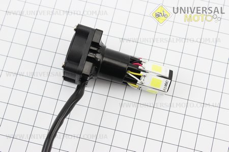 Лампа фари діодний LED-6 SUPER універсальна (комплект різних кріплень), з стабілізатором + стробоскоп. Китай (Різне / UM3541-V86)