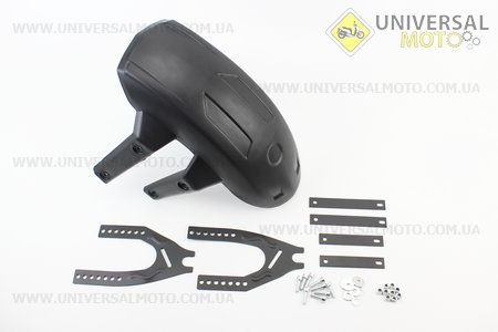 Крило заднє універсальне, кріплення на дві сторони (бризковики) TUNING, ЧОРНИЙ. Китай (Разное / UM3541-V99)
