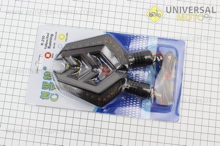Поворот діодний на гнучкій ніжці + стоп сигнал/габарит LED ІЗГІБ тип 2 "секвентальний", 2шт. CYT (Різне / UM3542-V09)
