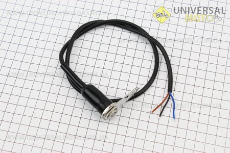 Кнопка "вкл. / викл." кругла з червоним підсвічуванням (метал). Китай (Різне / UM3542-V20)