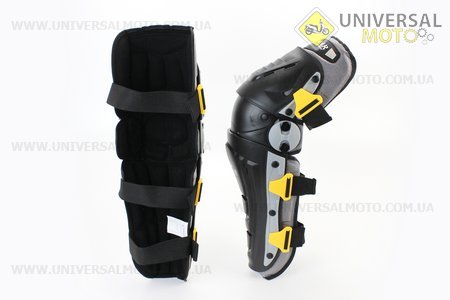 Наколінники захисні (коліно + гомілка) комплект 2шт, ЧОРНИЙ, E-05. VEMAR (Мотоекіпировка / UM3542-V45)