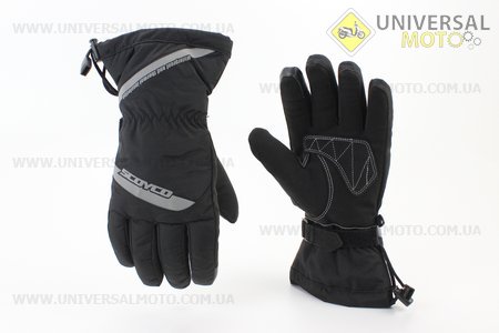 Рукавички мотоциклетні, теплі L-чорно / сірий. SCOYCO (Мотоекіпировка / UM3542-V58)