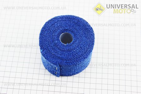 Термолента глушника жароміцний (ширина 50мм, товщина 1,5 мм) бухта - 5 метров, синій. Китай (Різне / UM3542-V65)