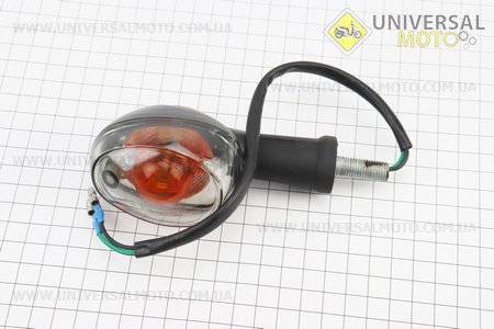 Поворот овальний "RACE" (прозоре скло з тонуванням). Китай (Разное / UM3542-V68)