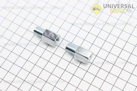 Дзеркал перехідник під кріплення М10 (лівий Різьба) для дзеркал М8 (правий Різьба) комплект 2шт. Китай (Різне / UM3542-V99)