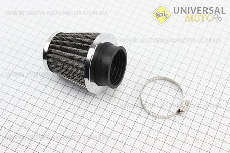 Фільтр повітряний нульовий 42мм прямий "конус", високий, тип 2. Китай (Повітряний фільтр / UM3543-V20)