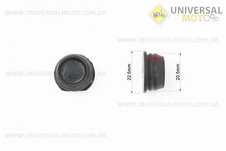 Заглушка гумова D-20,5мм комплект 2шт. Китай (Різне / UM3543-V32)