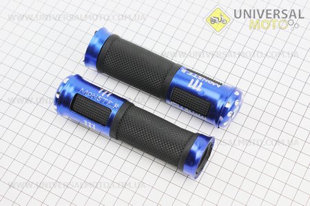 Рукоятка керма лівий / Пр. комплект "МЕТАЛ" мод.1, СИНІЙ "MONSTER". bungbon (Різне / UM3543-V61)