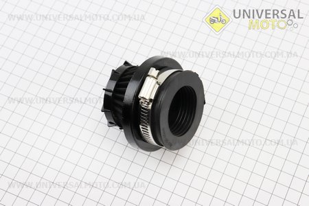 Фільтр повітряний нульовий 38мм прямий "конус" чорний (малий). Китай (Повітряний фільтр / UM3543-V71)