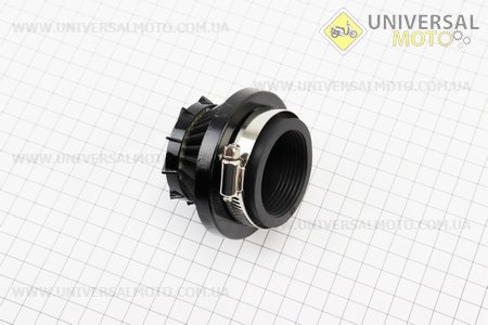 Фільтр повітряний нульовий 42мм прямий "конус" чорний (малий). Китай (Повітряний фільтр / UM3543-V72)