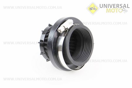 Фільтр повітряний нульовий 45мм прямий "конус" чорний (малий). Китай (Повітряний фільтр / UM3543-V73)