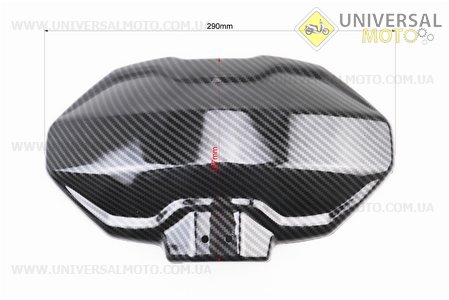 Крило заднє універсальне, чорне кріплення на одну сторону з регулюванням нахилу (бризковики) TUNING, КАРБОН. C/Bright (Різне / UM3543-V76)