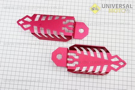 Захист заднього амортизатора універсальна TUNING, ЧЕРВОНИЙ. Китай (Різне / UM3543-V82)