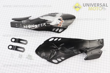 Захист для рук лівий , правий комплект 2шт "MONSTER ENERGY" ЧОРНИЙ тип2. Китай (Різне / UM3544-V03)