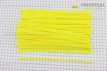 Накладки на спиці 4 * 235мм, комплект 72шт, САЛАТОВИЙ, тип 2. Китай (Різне / UM3544-V37)