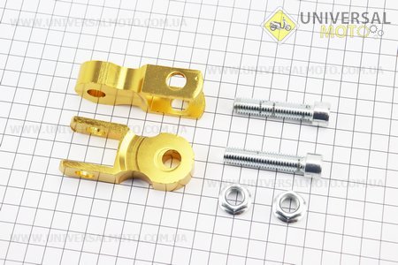 Подовжувач заднього амортизатора 45мм комплект 2шт + болти + гайки, жовтий. Китай (Різне / UM3544-V60)
