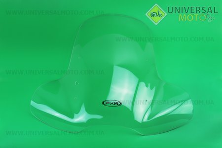 Скло вітрове 67х62см (3 мм) МОТО з кріпленням на кермо. FXW (Різне / UM3544-V65)
