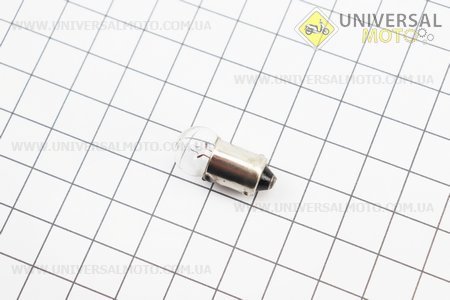 Лампа повороту (біла з цоколем) 12V / 5W G10 BA9S. Китай (Освітлення / UM3544-V67)