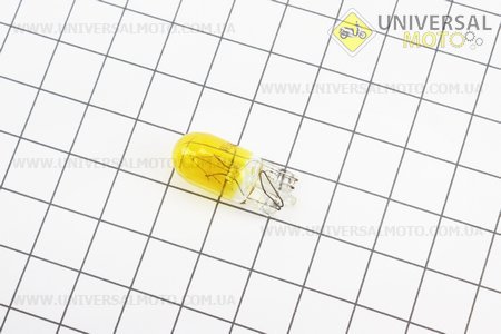 Лампа повороту (жовта без цоколя) 12V/3W T10. Китай (Освітлення / UM3544-V76)