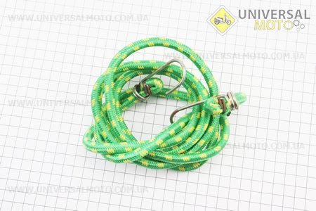 УЦІНКА ГУМКА БАГАЖНИКА кругла з гачками метал. 1,5 метр (див. фото незначний наліт). Китай (Натяжник на багажник / UM3544-V78)