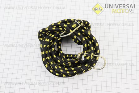 УЦІНКА ГУМКА БАГАЖНИКА кругла з гачками метал. 3,0 метр (див. фото незначний наліт). Китай (Натяжник на багажник / UM3544-V79)