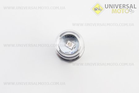 Лампа фари діодна BA20D - LED-3, червоне підсвічування. RTD (Разное / UM3545-V19)