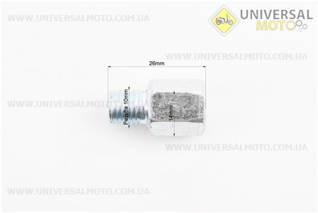 Дзеркал перехідник під кріплення М10 правий. для дзеркал М10 лівий (одна сторона). Китай (Разное / UM3545-V38)