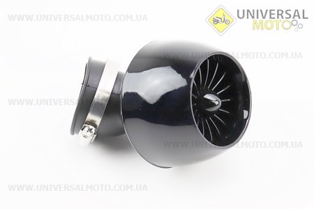 Фільтр повітряний нульовий 35/42 / 50мм 45град. "ТУРБИНА" чорний. Китай (Разное / UM3546-V44)