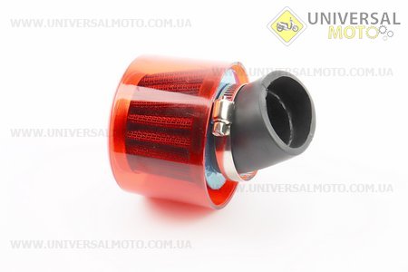 УЦІНКА Фільтр повітряний нульовий 35мм 45град. з ковпачком прямим, ЧЕРВОНИЙ, тип 2 (незначна тріщина на ковпачку). Китай (Разное / UM3547-V12)