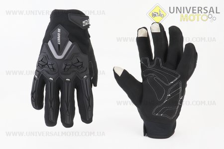 Рукавички мотоциклетні XXL-чорний (сенсорний палець) тип 1. RS SPURTT (Мотоекіпировка / UM3550-V45)