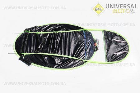 Дощовик скутерного з дахом + ветровик, синій з зірками. Китай (Чохол / UM3550-V89)