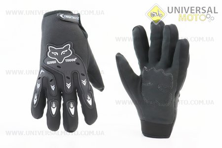 Рукавички мотоциклетні, чорні, тип 2. KNIGHTHOOD (Мотоекіпировка / UM3551-V68)