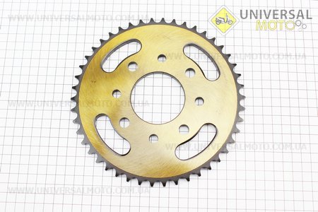 Зірка задня WY125 - 428-46T - d = 58; 4отв. * 90мм "розжарена" (ZS125J спиці). MARATHON (Запчастини на мотоцикл Viper 125-150J / UM3560-V24)