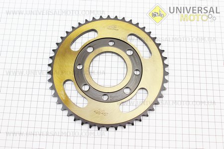 Зірка задня WY125 - 428-46T - d = 58; 4отв. * 90мм "розжарена" (ZS125J спиці). MARATHON (Запчастини на мотоцикл Viper 125-150J / UM3560-V24)