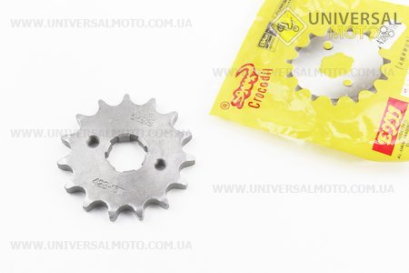 Зірка передня CG / CB-428H-15T. Crocodil (Запчастини на мотоцикл Viper 125-150J / UM3562-V01)