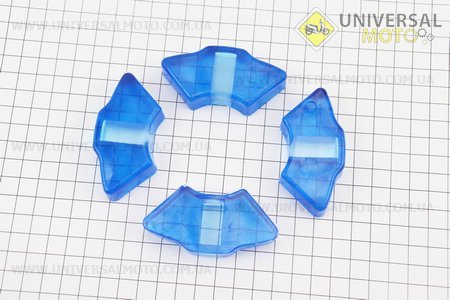 Демпферная резинка заднего колеса (комплект 4шт) "СИЛИКОН Сині". TMMP (Запчастини для мопеда Дельта / UM3570-V12)