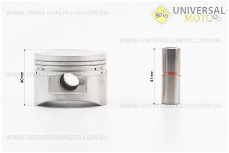 Циліндро поршневий комплект (цпг) 125см.куб.-54мм (палець 14мм, висота циліндра 69мм, висота поршня 39,5мм), (див. фото розмірів). LIPAI (Запчастини для мопеда Дельта / UM3570-V27)