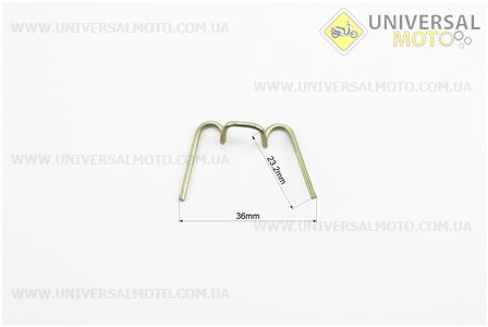 Скоба передньої фари (велика). Китай (Запчастини для мопеда Дельта / UM3570-V94)