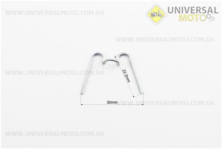 Скоба передньої фари (мала). Китай (Запчастини для мопеда Дельта / UM3570-V95)