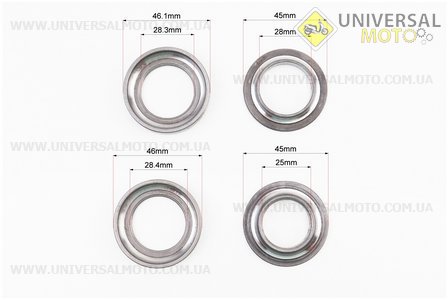 BOXER BM/ВМX 150cм3 Підшипники керма комплект "36DZ2008" (з розбирання, новий). BAJAJ (Запчастини на мотоцикли Bajaj / UM3581-V32)
