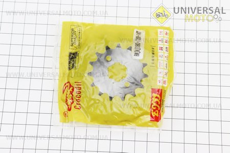 Зірка передня 520H-14T (шліц 4мм), PULSAR P-180/NS-200/AVENGER 220cм3. Crocodil (Запчастини на мотоцикли Bajaj / UM3583-V04)