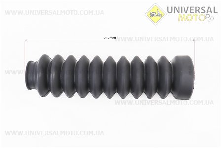 AVENGER - 220см.куб. Гофра переднього амортизатора d=33/50; L=215мм "PD121006". BAJAJ (Запчастини на мотоцикли Bajaj / UM3583-V21)