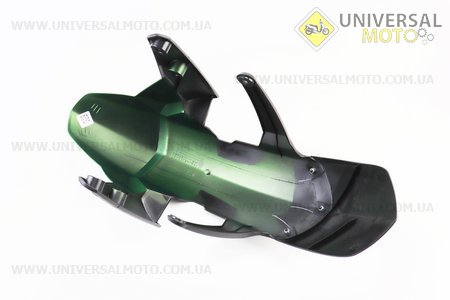DOMINAR D-400см.куб. пластик - крило переднє ЧОРНО-ЗЕЛЕНИЙ "52JF1355". BAJAJ (Запчастини на мотоцикли Bajaj / UM3583-V45)