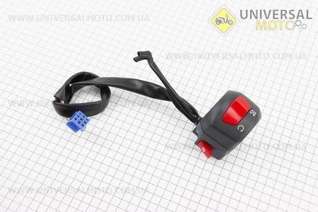 Pantera 200 S/N Блок кнопок на кермі правий (без кнопки світла). Китай (Запчастини на мотоцикли Geon / UM3590-V02)