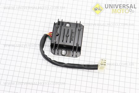 Terra-X 250 (2019) Реле-регулятор напруги 5 дроти - "5" (роз'єм малий "мама"). Китай (Запчастини на мотоцикли Geon / UM3592-V35)
