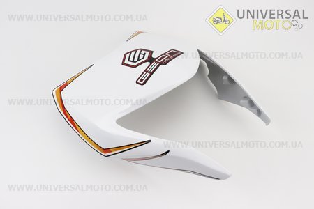 Уцінка X-Road Light 200-250 пластик - обтічник фари, БІЛИЙ з помаранчевим малюнком (див. фото). Китай (Запчастини на мотоцикли Geon / UM3593-V10)